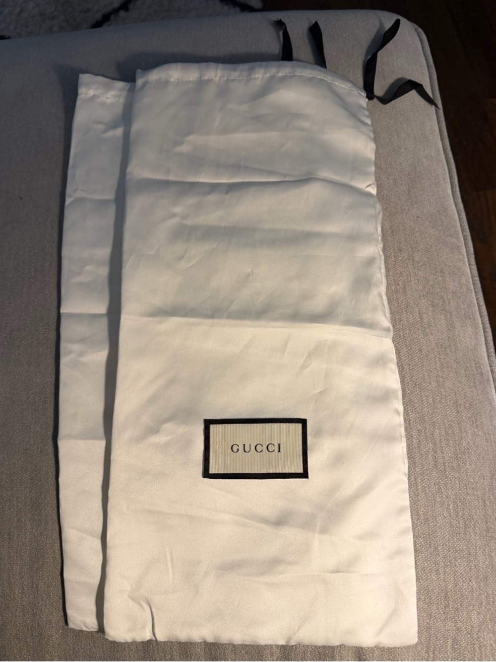 Gucci White Dust Bag - Lot of 2 - Never Used